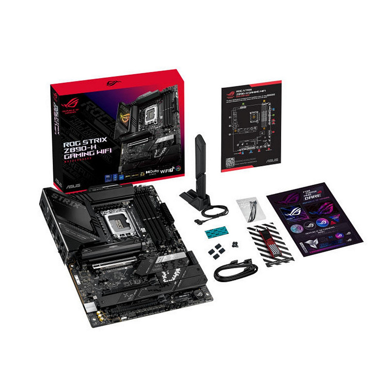 Материнcька плата ASUS ROG STRIX Z890-H GAMING WIFI s1851 Z890 4xDDR5 M.2 HDMI DP Wi-Fi BT ATX