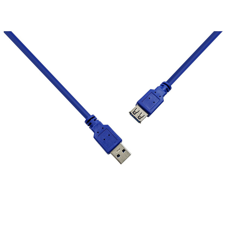 Кабель ProLogix (PR-USB-P-11-30-3m) USB 3.0 AM/AF, синий, 3м