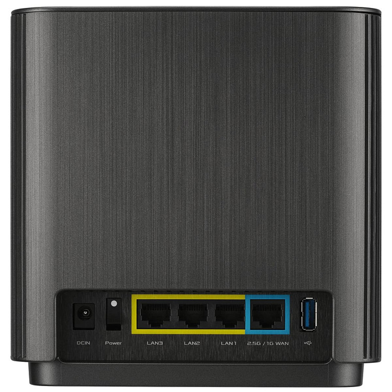 WiFi MESH система ASUS ZenWiFi XT9 1PK AX7800 3xGE LAN 1x2.5GE WAN 1xUSB 3.2 MU-MIMO OFDMA MESH