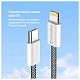 Кабель ColorWay Lightning + Type-C USB (M/M), 3.0 А, 1 м, Black (CW-CBPDCL061-BK)