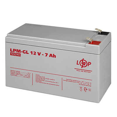 Аккумуляторная батарея LogicPower 12V 7AH (LPM-GL 12 - 7 AH) GEL