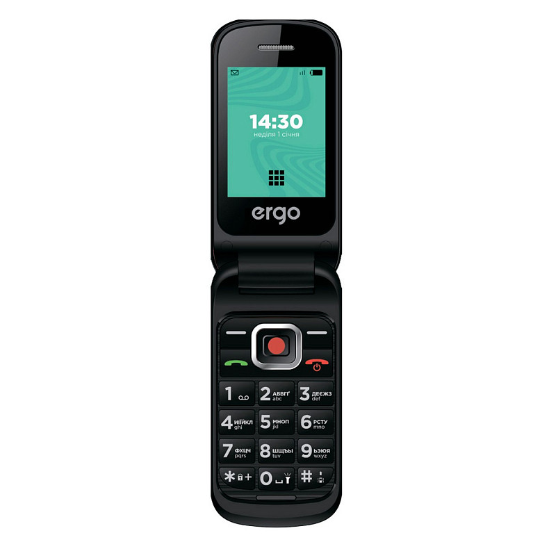 Мобильный телефон ERGO F241 Dual Sim (красный)