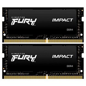 ОЗУ Kingston Fury Impact DDR4 SO-DIMM 2x16GB 2666 MHz (KF426S15IB1K2 32)