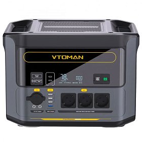 Зарядная станция Vtoman FlashSpeed ??1500 (1548 Вт/ч) 1500W AC, MPPT, UPS, LiFePo4