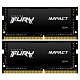 ОЗП Kingston Fury Impact DDR4 SO-DIMM 2x16GB 2666MHz (KF426S15IB1K2 32)