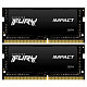 ОЗУ Kingston Fury Impact DDR4 SO-DIMM 2x16GB 2666 MHz (KF426S15IB1K2 32)