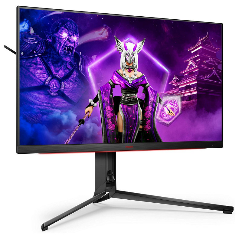 TFT 31,5" AOC AGON PRO AG324UX, 4K UHD, IPS, 144Hz, 1ms, 2xHDMI, DP, USB-C, USB-hub, HAS, Pivot, кол.