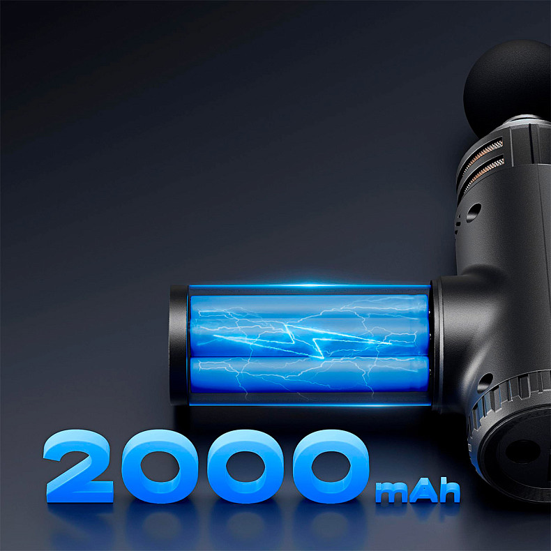 Массажер перкуссионный ручной Naipo (NPMGUN-K5)