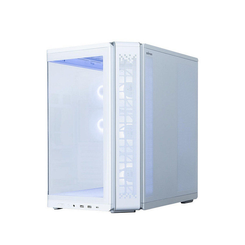 Корпус Zalman P60 без БЖ, 2xUSB3.0, 1x Type C, 3x120мм ARGB Reverse, 2x120мм ARGB, VGA 435мм, LCS re