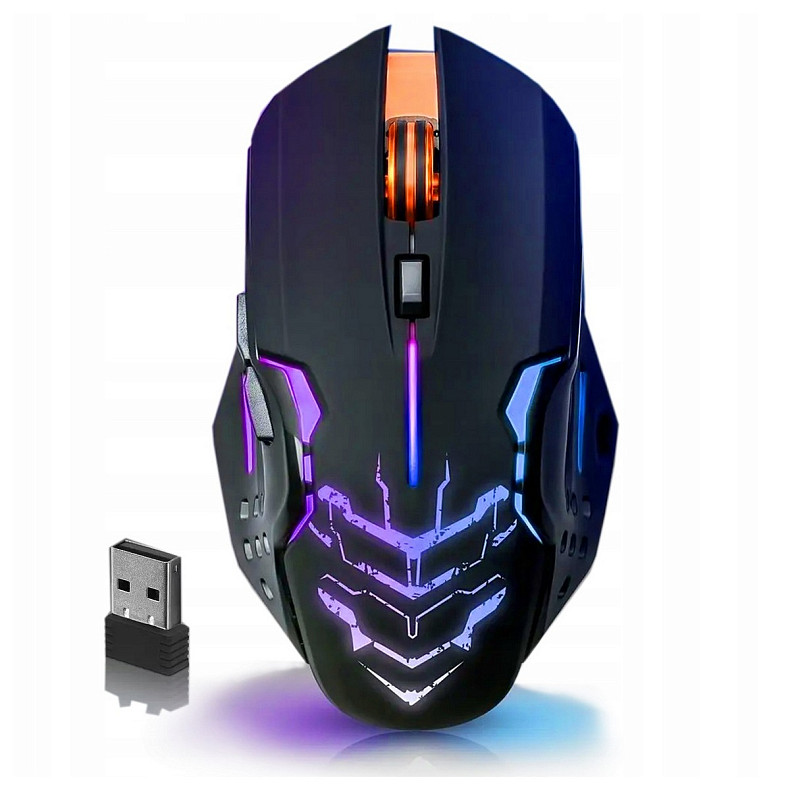 Мишка Defender Katana GM-511, бездротова, ігрова, 6кн., 3200 dpi., 400 mAh, чорна