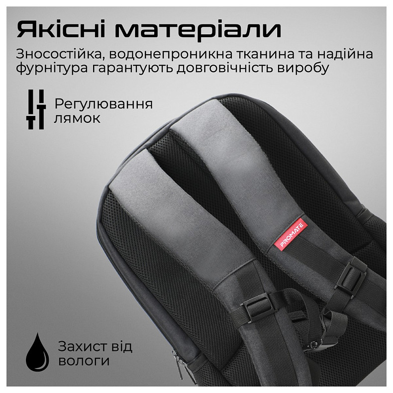 Рюкзак для ноутбука Promate Satchel BP 15.6" Blue