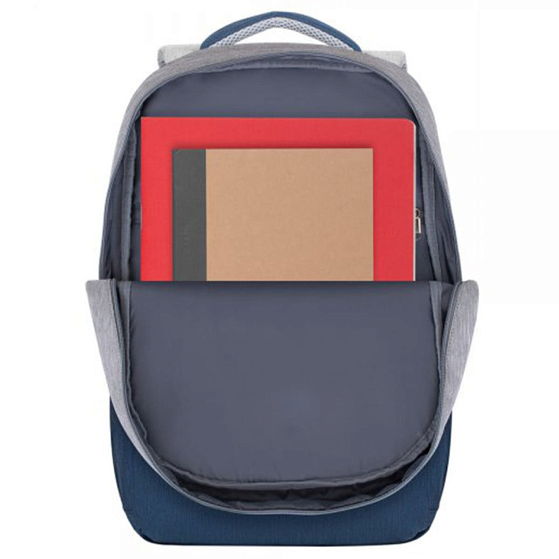 Рюкзак для ноутбука Rivacase 7567 (Grey/ Dark Blue) 17.3" Prater