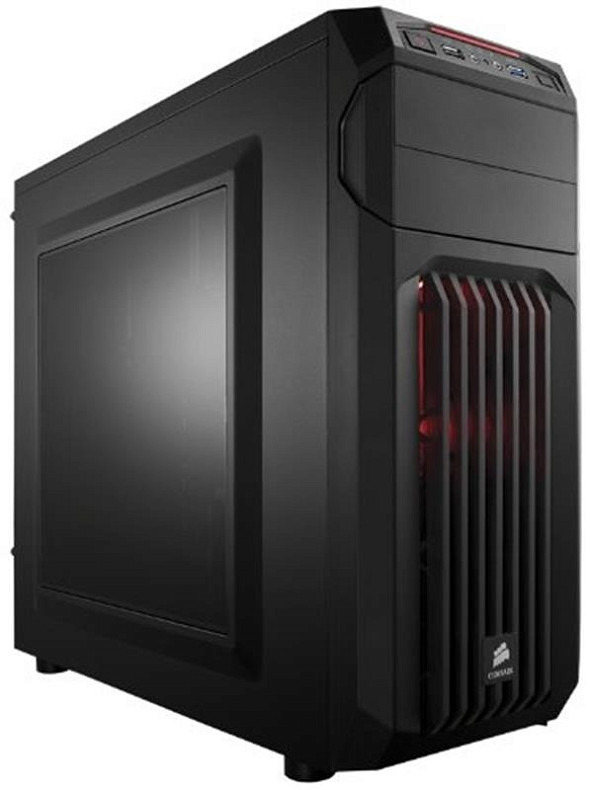 Корпус Corsair Carbide SPEC-01 Red LED Black (CC-9011050-WW) без БП