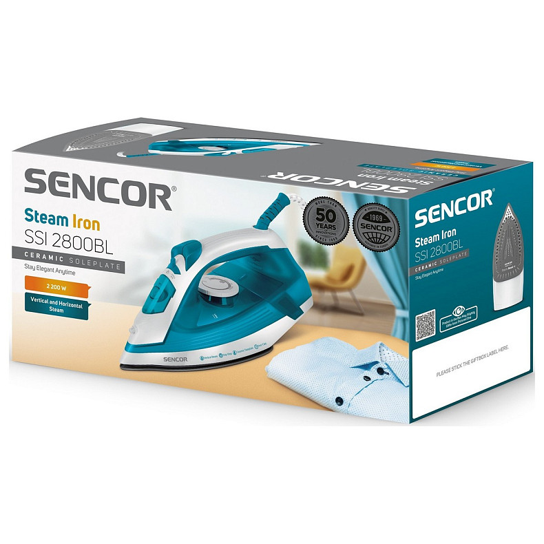 Утюг Sencor SSI2800BL