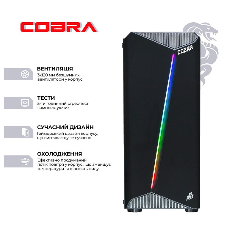 Персональний комп'ютер COBRA Advanced (I14F.8.H2S1.165.13891W)