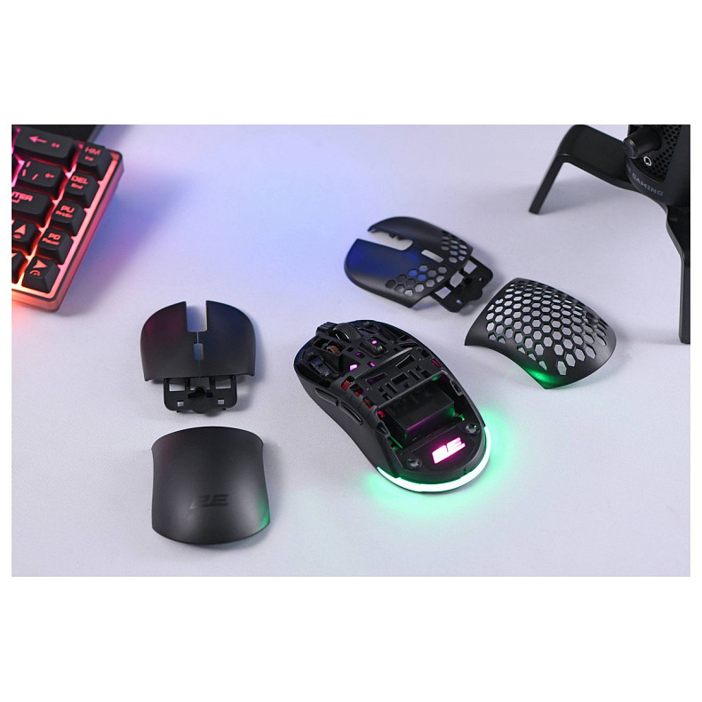 Мышка 2E GAMING HyperDrive Lite WL, RGB Black (2E-MGHDL-WL-BK)