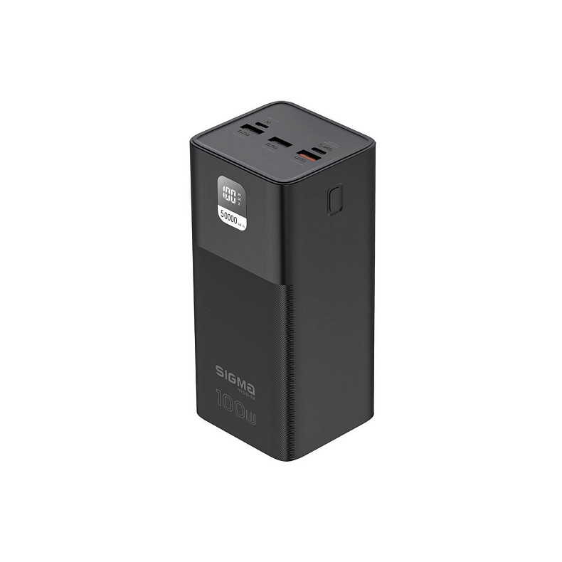 Универсальная мобильная батарея Sigma mobile X-Power SI50A6QLX 50000mAh Black (4827798741313)
