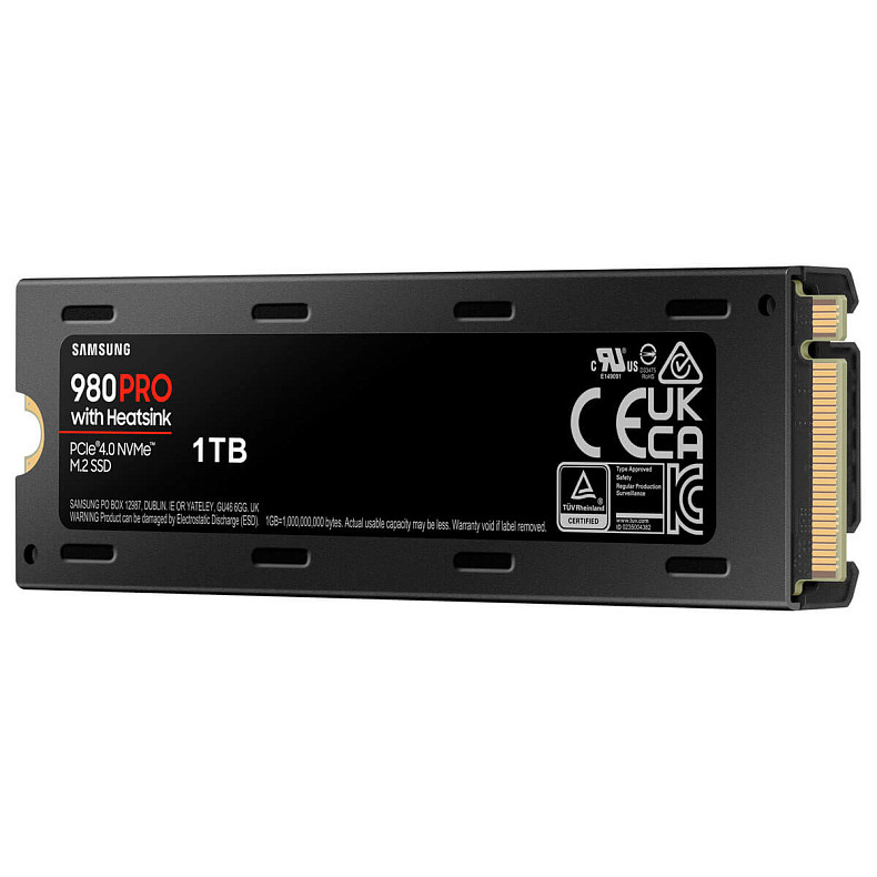 SSD диск Samsung 980 PRO w/ Heatsink 1 TB (MZ-V8P1T0CW)