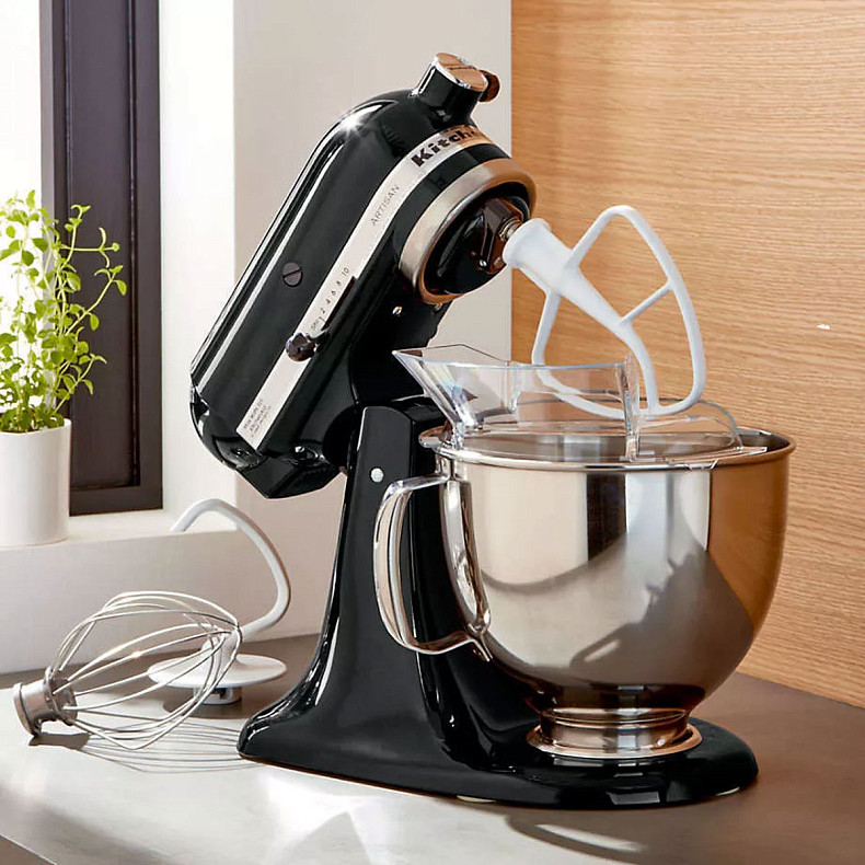 Кухонный комбайн KitchenAid Artisan 4,8 л 5KSM175PSEOB с откидным блоком черный