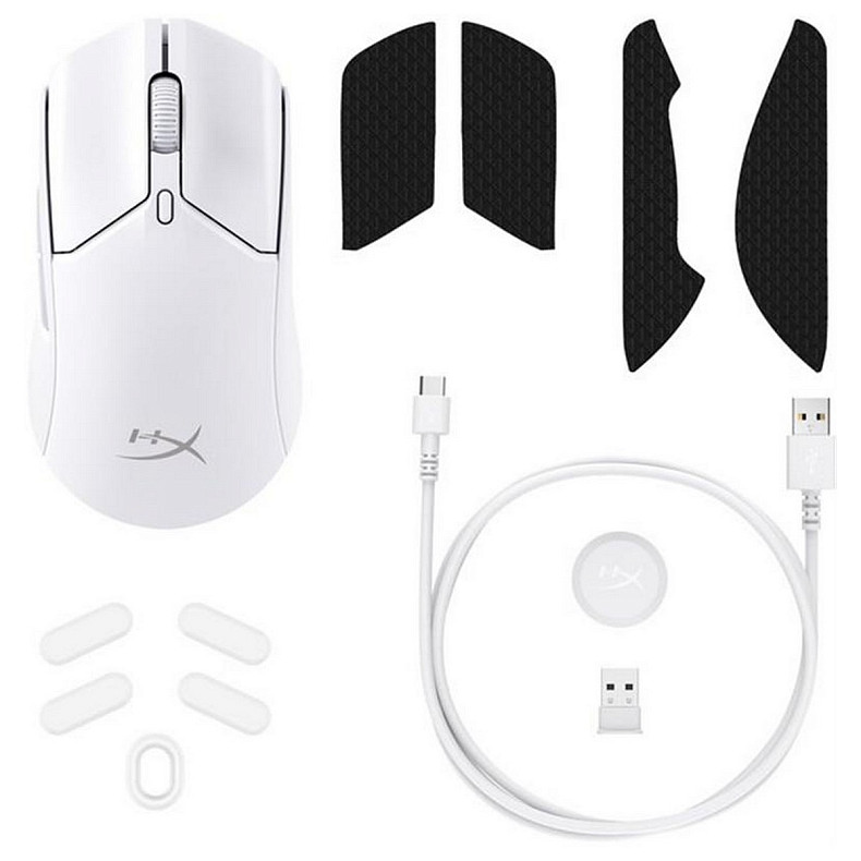 Мишка HyperX Pulsefire Haste 2 WL White (6N0A9AA)