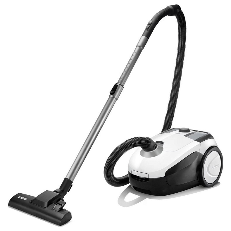 Пилосос Karcher мішковий VC 2.8, 700Вт, 2л, НЕРА, білий