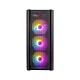 Корпус 1stPlayer X4-4F1 Black 600W