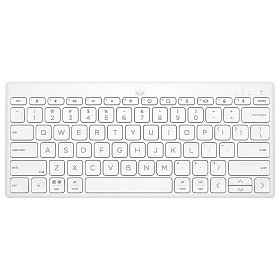 Клавиатура HP 350 Compact Multi-Device BT UKR white