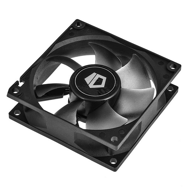 Вентилятор ID-Cooling NO-8025-SD,80x80x25мм, 3-pin, Black