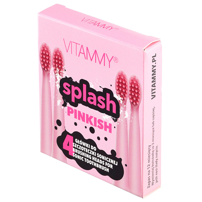 Головки для звукової зубної щітки VITAMMY Splash pinkish