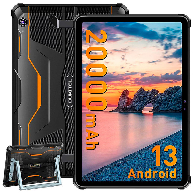 Планшет Oukitel RT6 NFC 8/256GB 4G Dual Sim Orange (6931940750226)