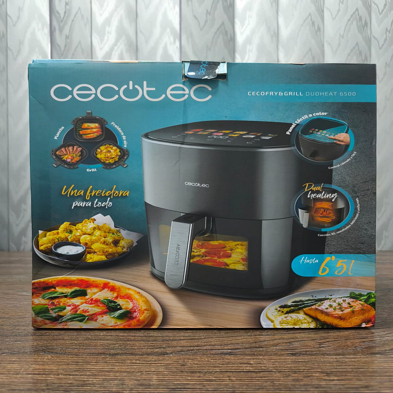 Мультипечь CECOTEC Cecofry&Grill Duoheat 6500  -  Уценка