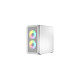 Корпус LogicConcept portos mesh+glass argb fans 4x120mm white без БП ATX