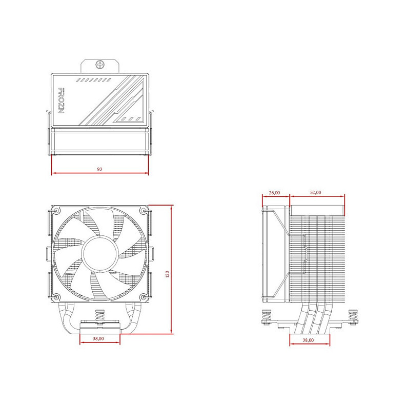 Кулер процесорний ID-Cooling Frozn A400 ARGB