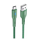 Кабель Usams US-SJ460 USB-USB Type-C, 1.2 м, Green (SJ460USB02)