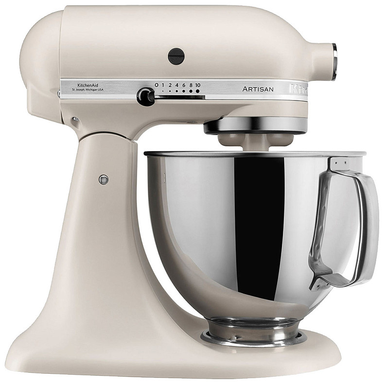 Кухонный комбайн KitchenAid Artisan 4,8 л 5KSM125EMH с откидным блоком, цвет молочный коктель