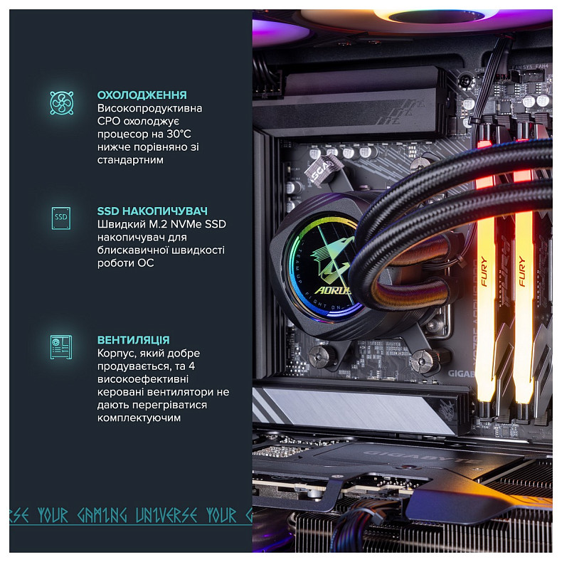 Персональний комп'ютер ASGARD (I265KF.64.S20.58.5442)