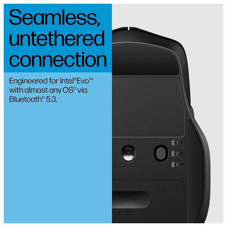 Мышь HP 480 Comfort, BT, черный