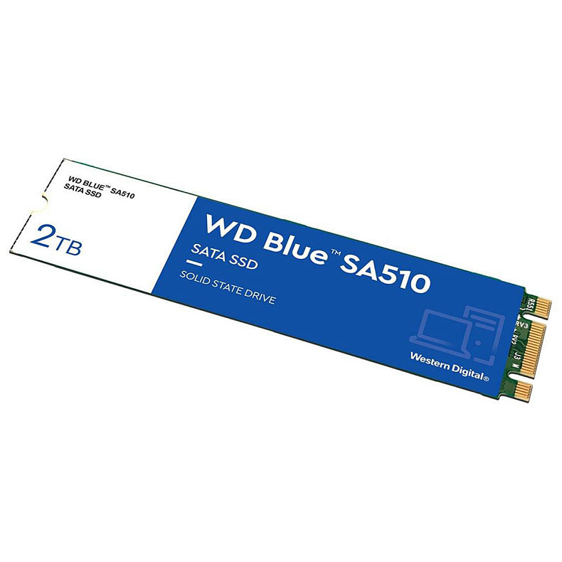 SSD диск WD BLUE SA510 SATA M.2 2TB WDS200T3B0B