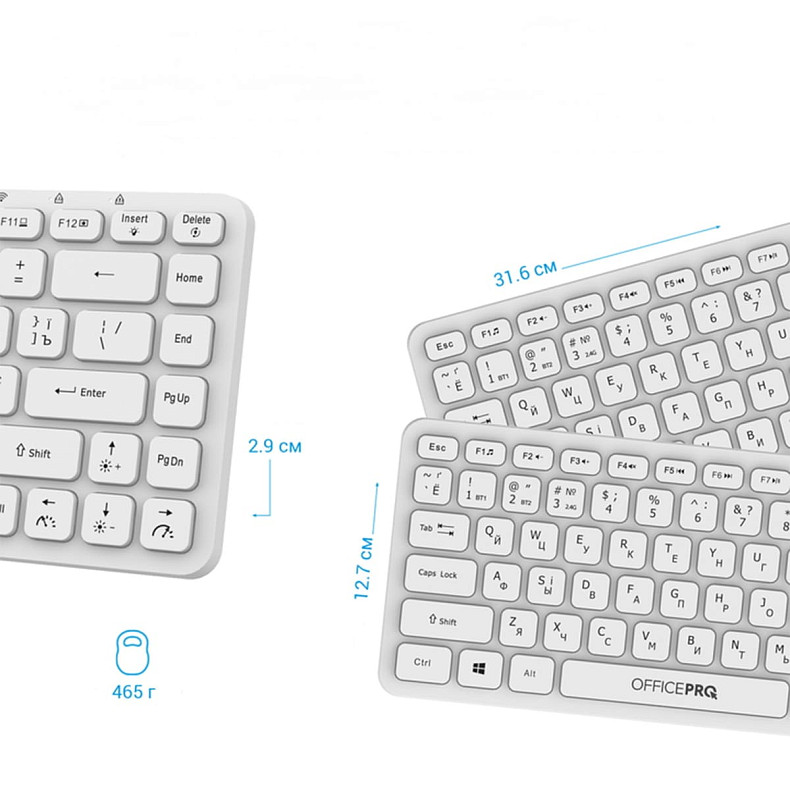 Клавіатура бездротова OfficePro (SK790W)