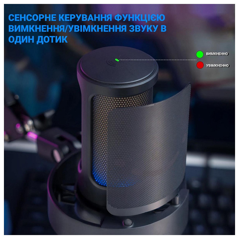 Микрофон конденсаторный Fifine A8T USB Black