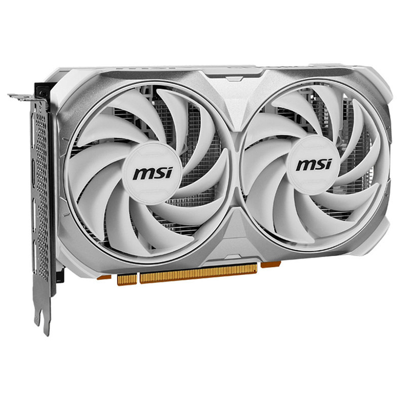 Видеокарта GF RTX 4060 8GB GDDR6 Ventus 2X White OC MSI (GeForce RTX 4060 VENTUS 2X WHITE 8G OC)