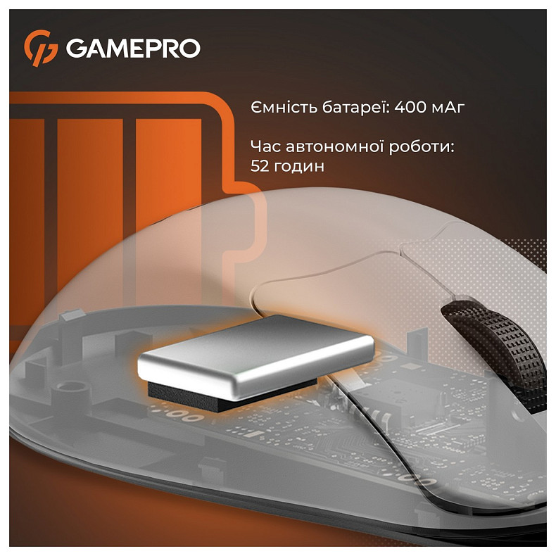 Миша GamePro Genesis Avenger White (GM096W)