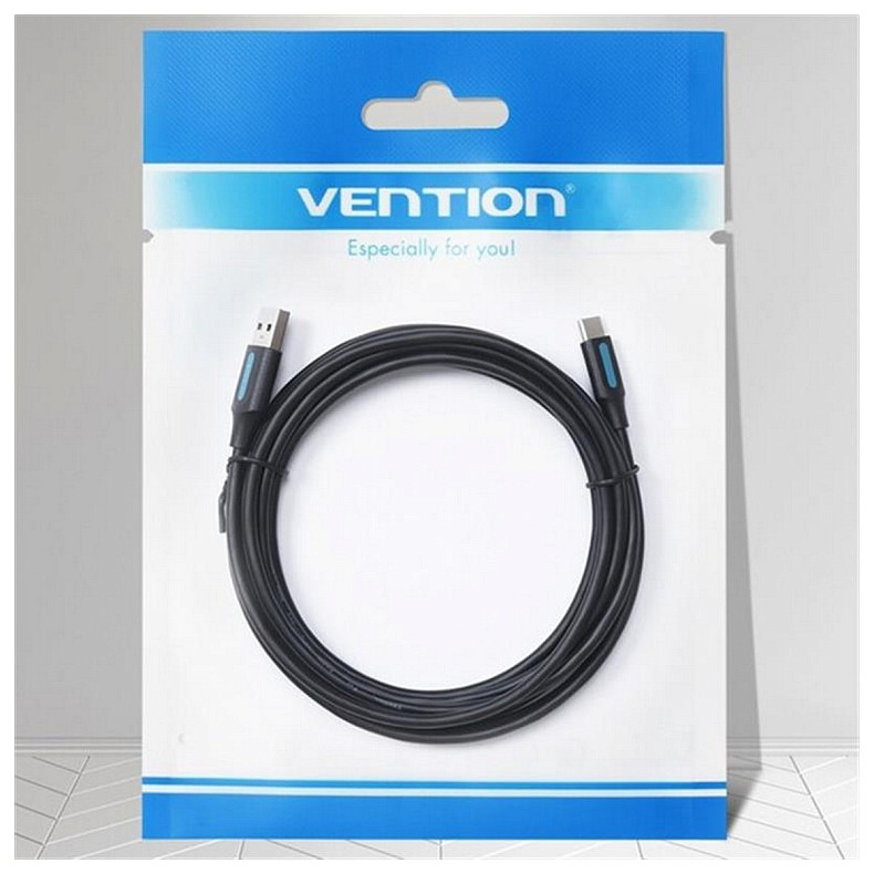 Кабель Vention USB Type-C - USB, 2m, Black (COKBH)