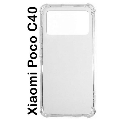 Чохол-накладка BeCover Anti-Shock для Xiaomi Poco C40 Clear (707890)