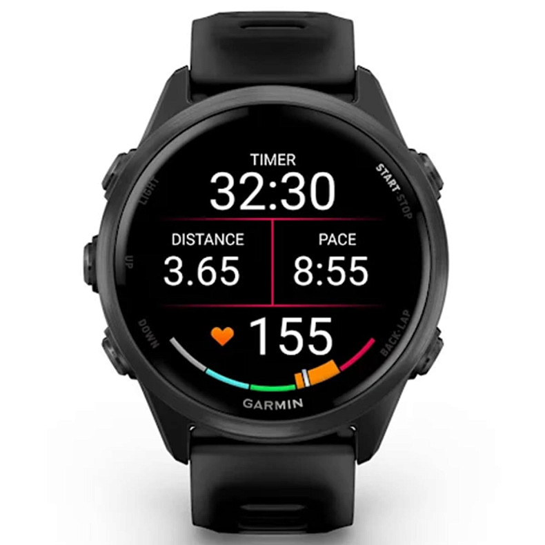 Спортивний годинник Garmin Forerunner 570 42mm Slate Gray Aluminum with Translucent Black/Black Band (010-02970-00)