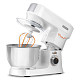 Кухонная машина Sencor 1000Вт, чаша-металл, корпус-пластик, насадок-12, белый