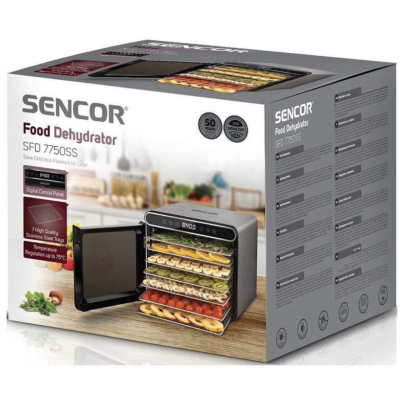 Сушка для продуктов Sencor SFD7750SS