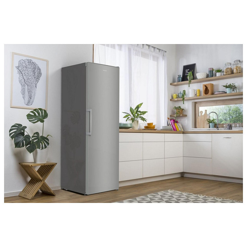 Холодильная камера Gorenje, 185x60х66, 398л, А+, электронное упр, зона св-ти, серый