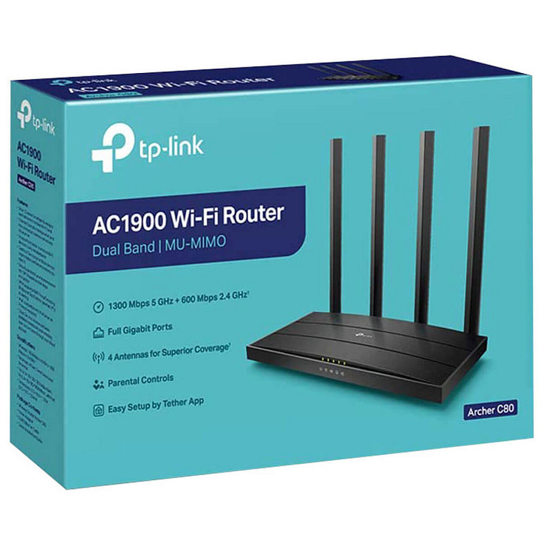 Wi-Fi Роутер TP-Link ARCHER C80