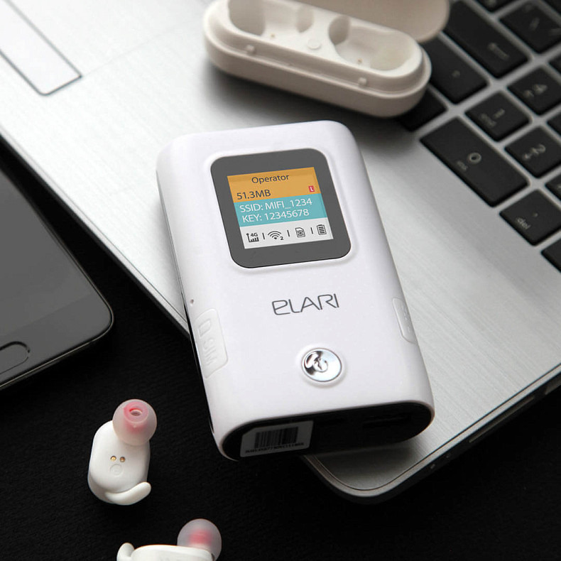 Портативный 4G роутер ELARI SmartWiFi 5200 mAh (SW-1)